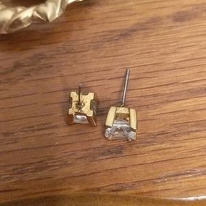 Princess cut studs